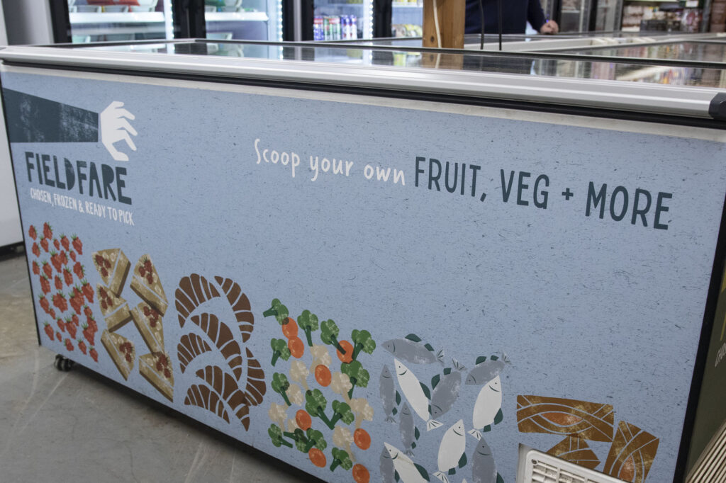 Market Fields farm shop - scoop your own fruit & veg